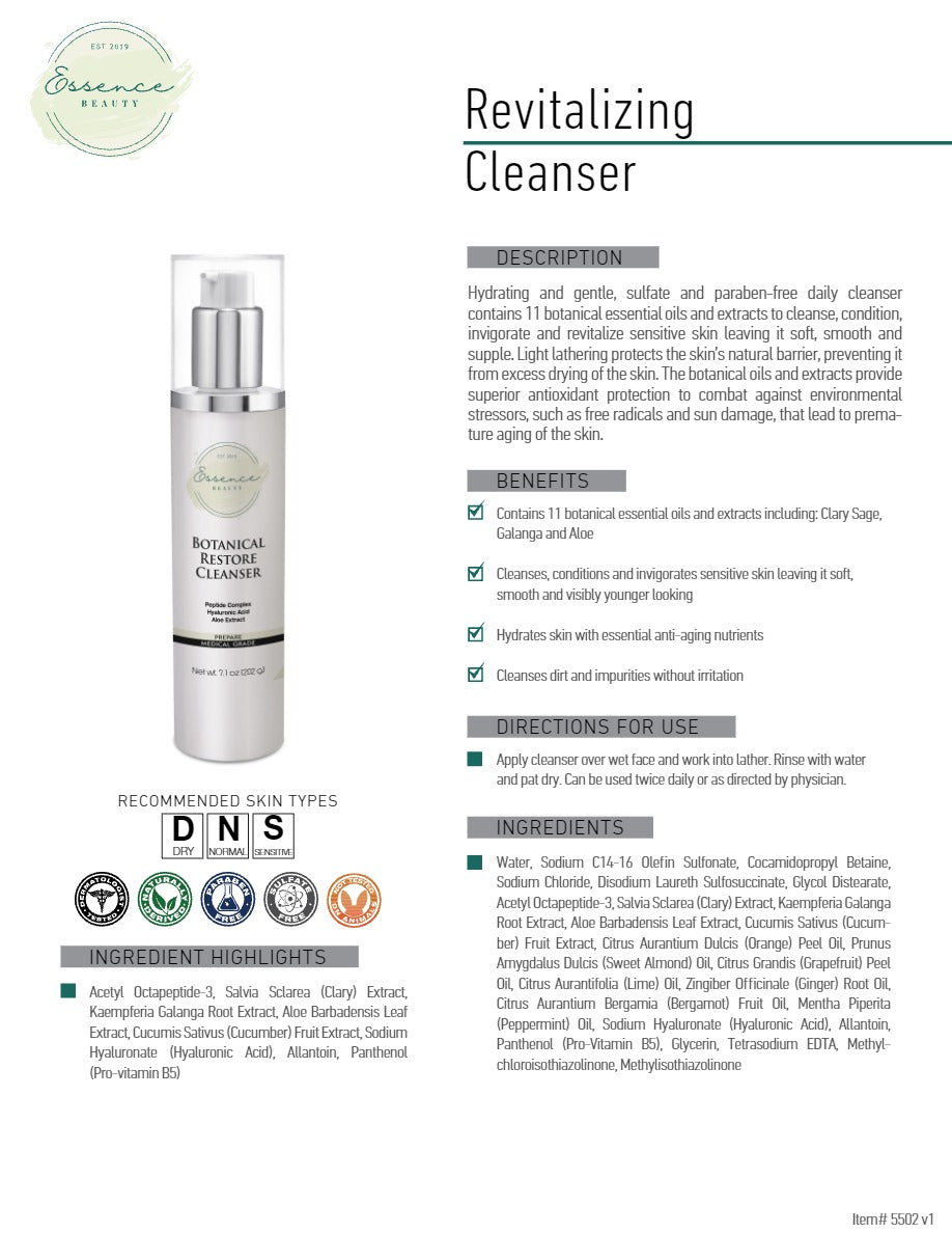 Essence Botanical Restore Cleanser