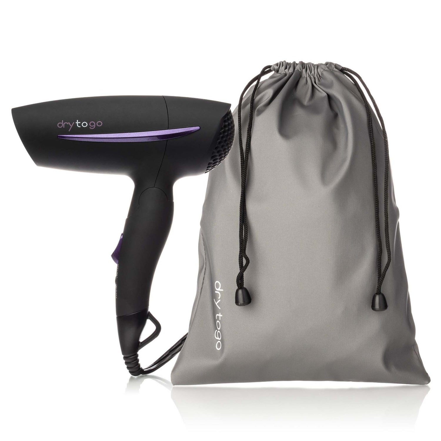 Feather Light Ergonomic Dry to Go Mini Travel Sized Foldable Ionic Hair Dryer